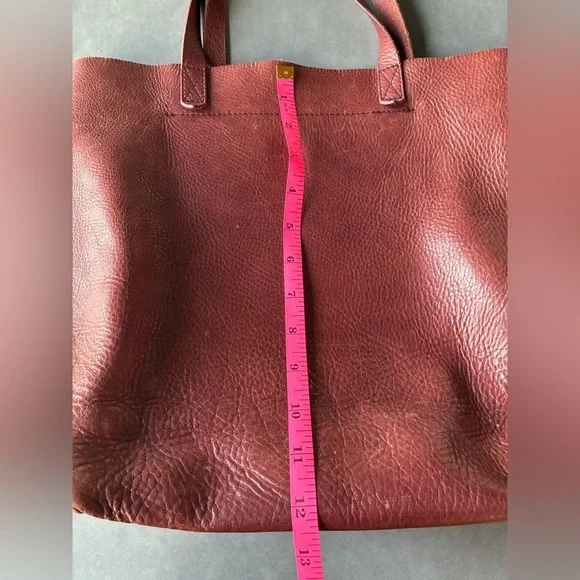 Madewell Medium Transport Tote Dark Cabernet - Picture 2 of 15